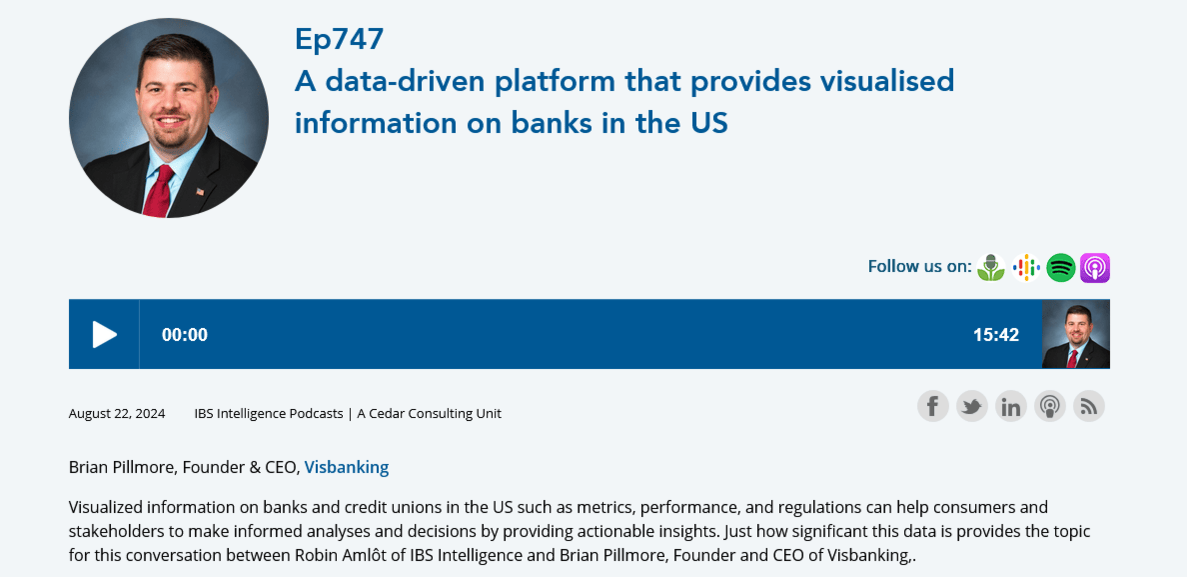 A data-driven platform that provides visualised information on banks in the US